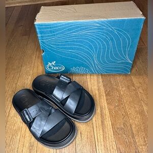 Chaco Women's Black Slide Sandals